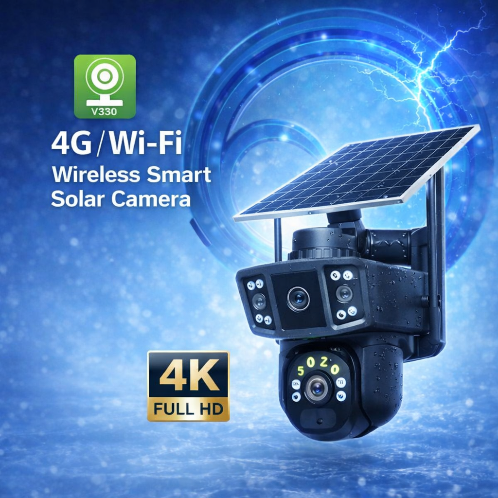 CAMERA 4G/Wi-Fi Wireless Smart Solar Camera